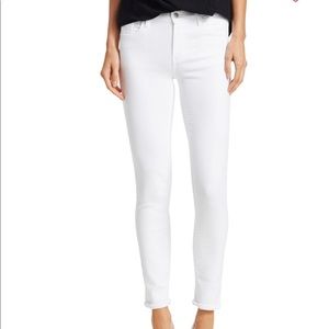 J. Brand White Pencil Leg Style Jeans
